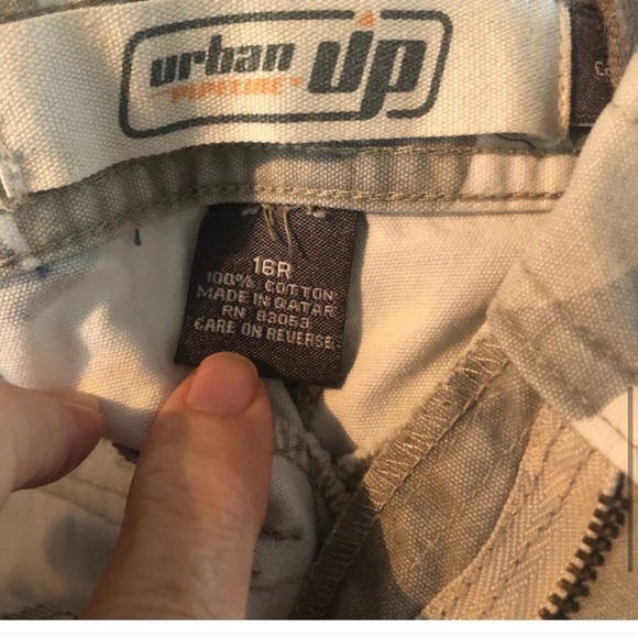 Urban Pipeline  Camouflage Cargo Painter Pants straight leg 16R - Picture 7 of 7